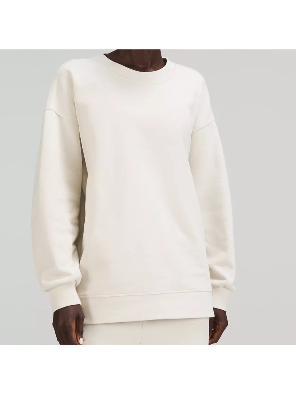 Lululemon perfectly oversized Crewneck Sweatshirt in Bonw